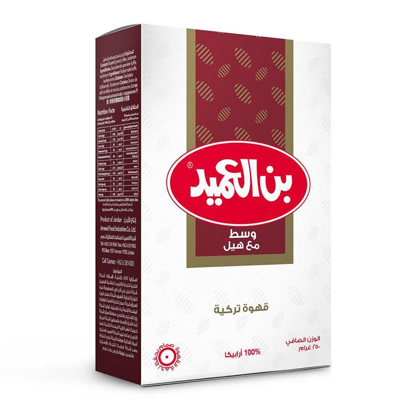 Al Ameed Coffee Medium with Cardamom 250g